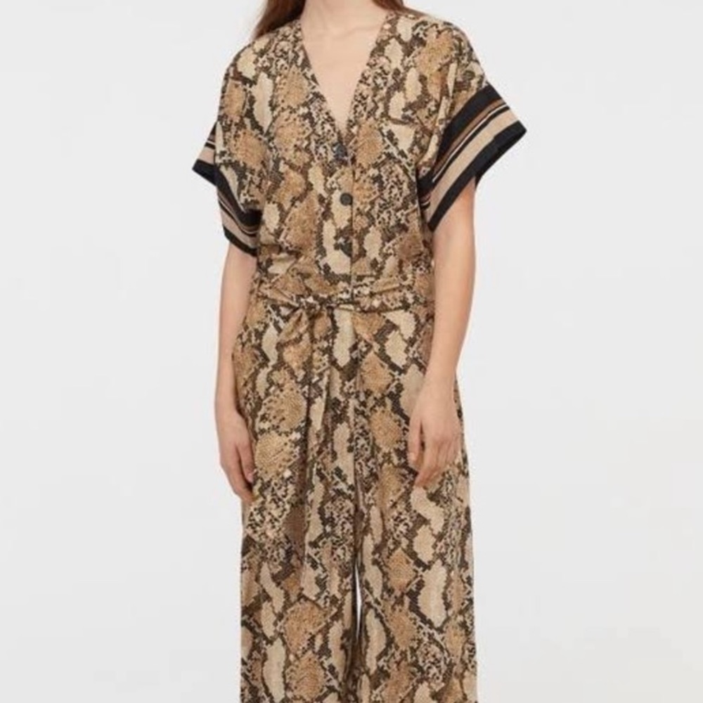 Snakeskin Jumpsuit